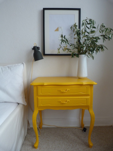 Ikea Hektor DIY Textilkabel gelb fertig